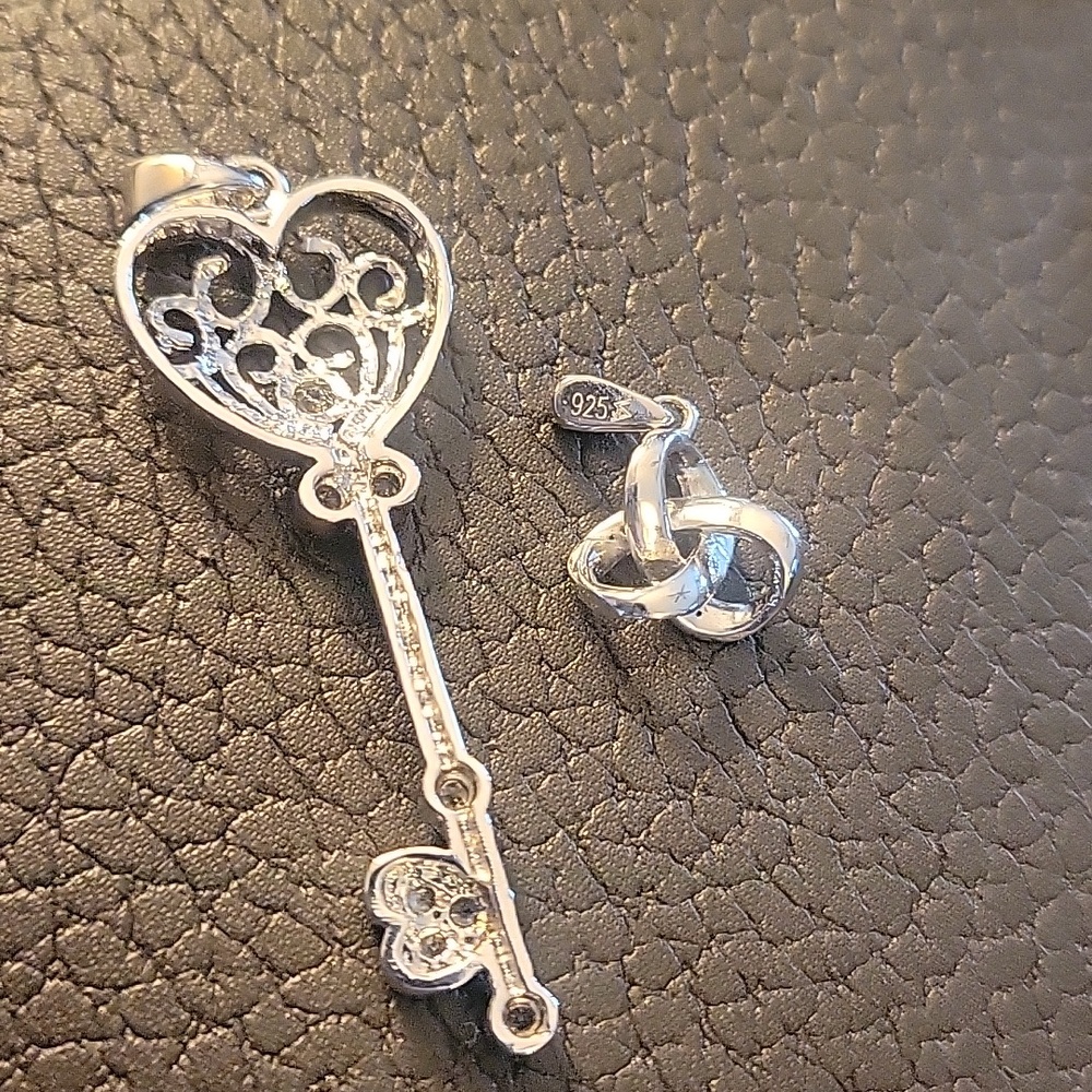Lot of Sterling and Coach Pendant Costume Jewelry - Picture 3 of 9